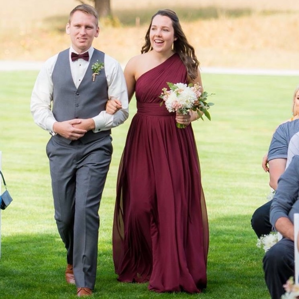 Azazie “Molly” Dress in Burgundy